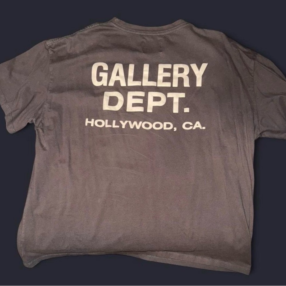 Gallery Dept Brown Tee Hollywood Cali Men XL Tee